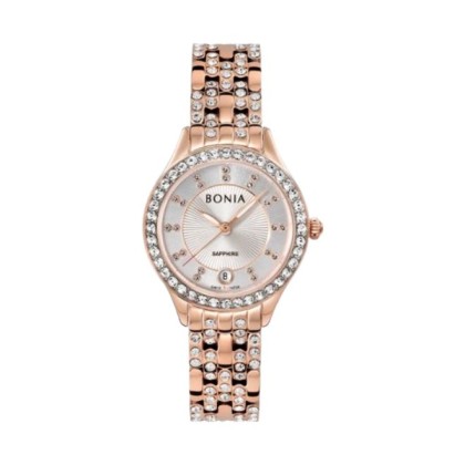Bonia Cristallo Eleganc BNB10728-2517S Stainless Steel Women Watch